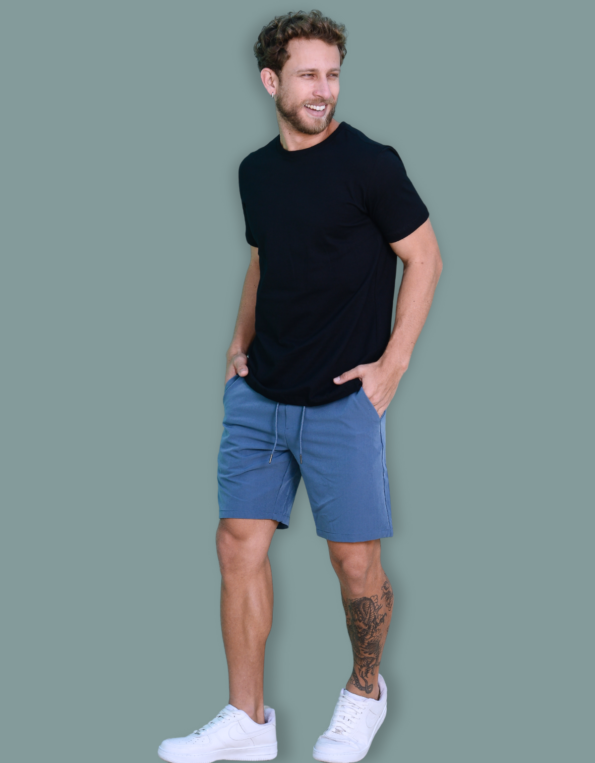 Short Bermuda Masculino Alfaiataria Esporte Fino Verão