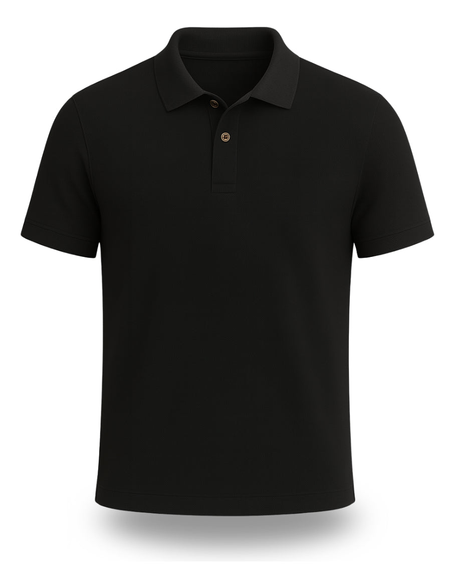 Camisa Masculina  Polo Estilo Piquet Malha Algodão Respirave