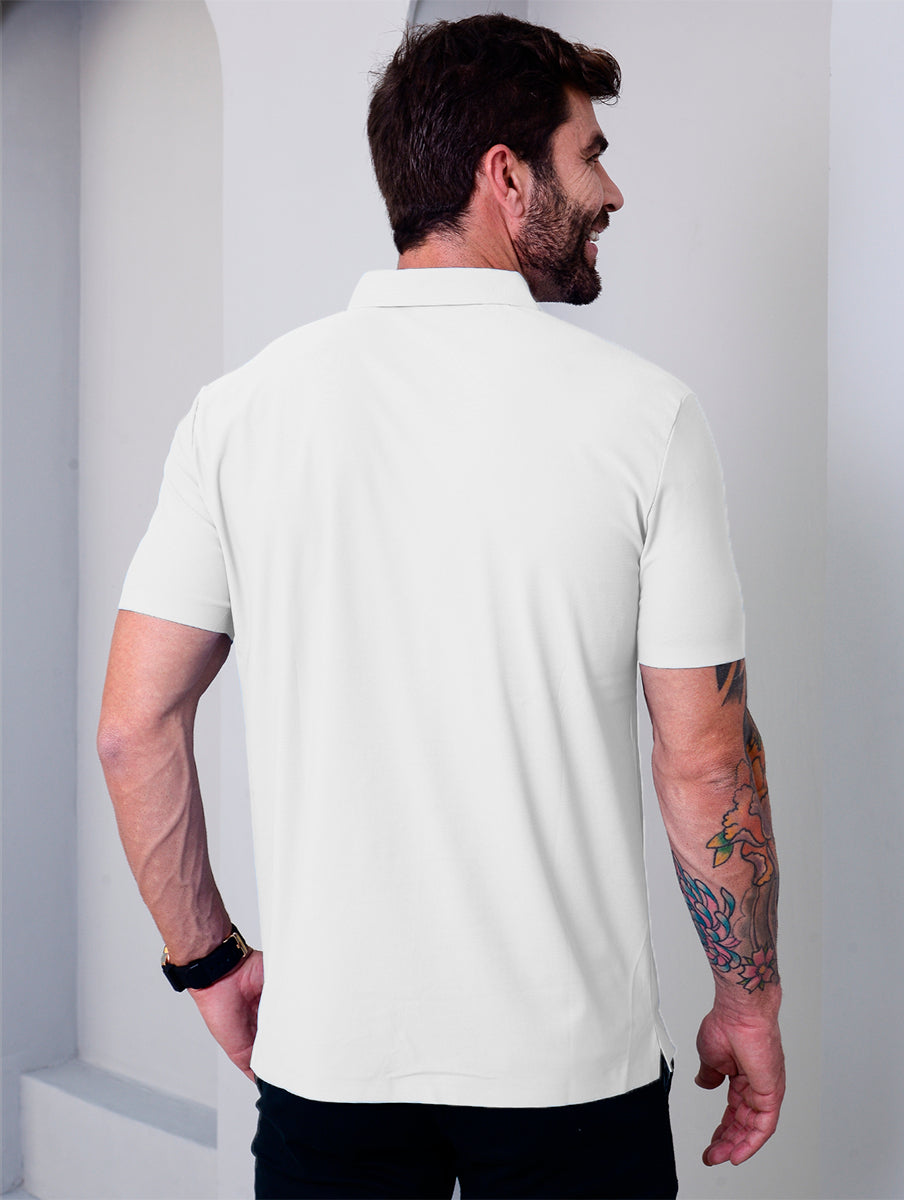 Camisa Polo Masculina Tecnológica Sem Costura