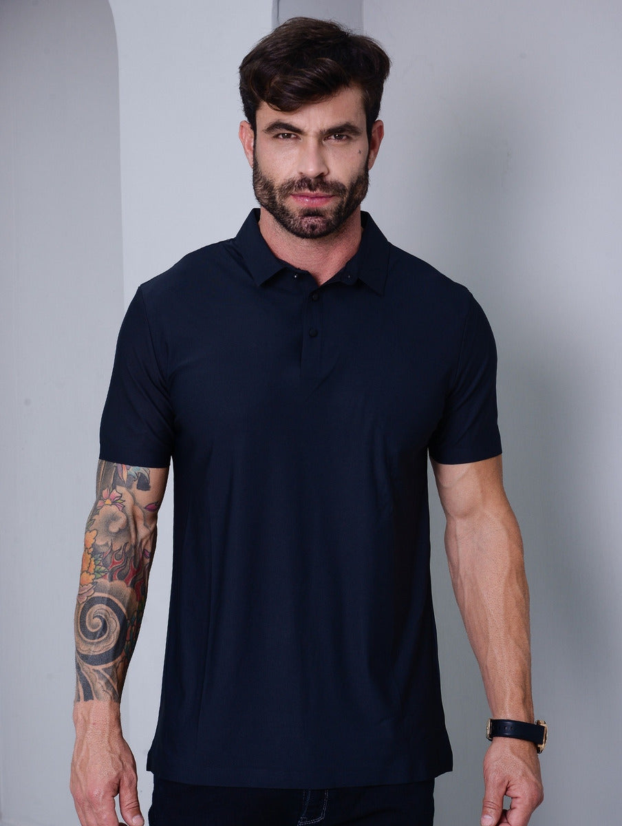 Camisa Polo Masculina Tecnológica Sem Costura