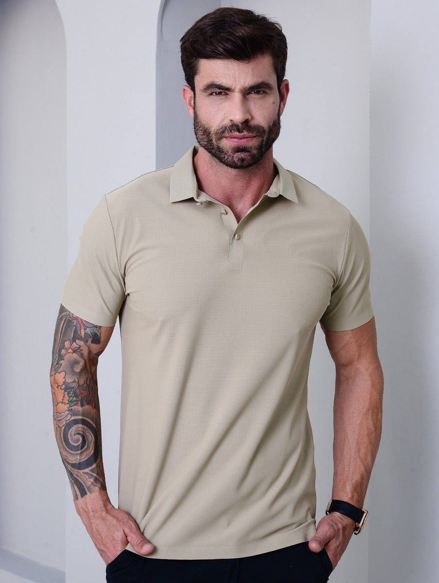 Camisa Polo Masculina Tecnológica Sem Costura