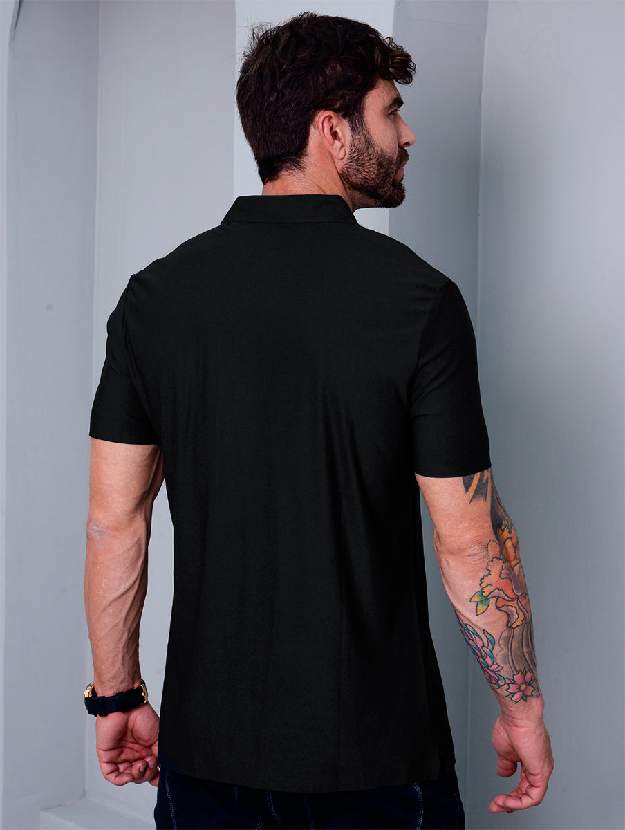 Camisa Polo Masculina Tecnológica Sem Costura
