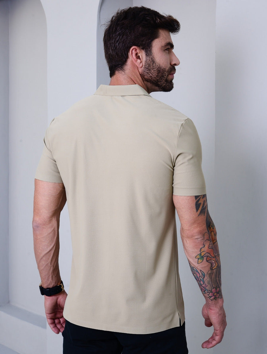 Camisa Polo Masculina Tecnológica Sem Costura