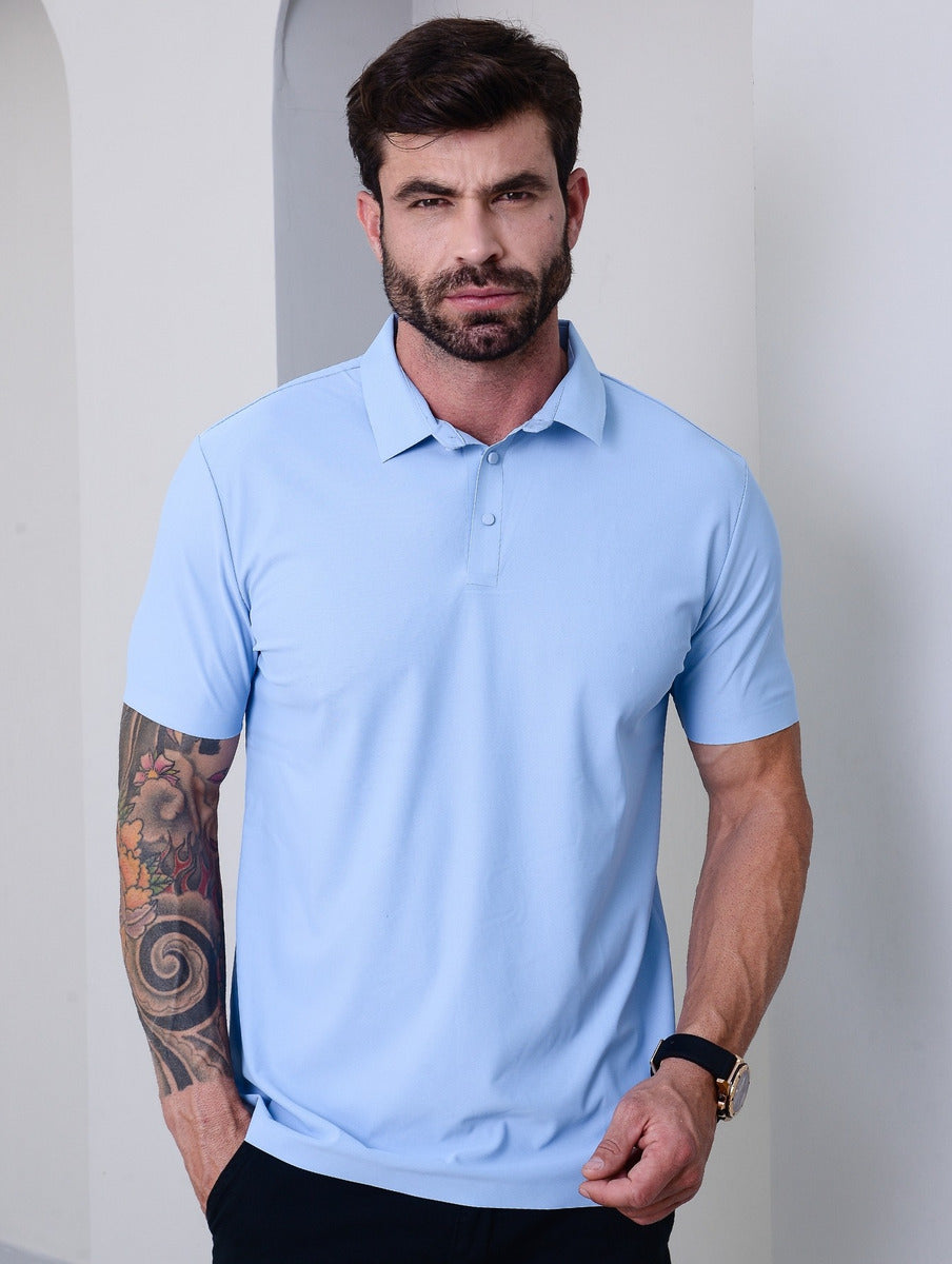 Camisa Polo Masculina Tecnológica Sem Costura