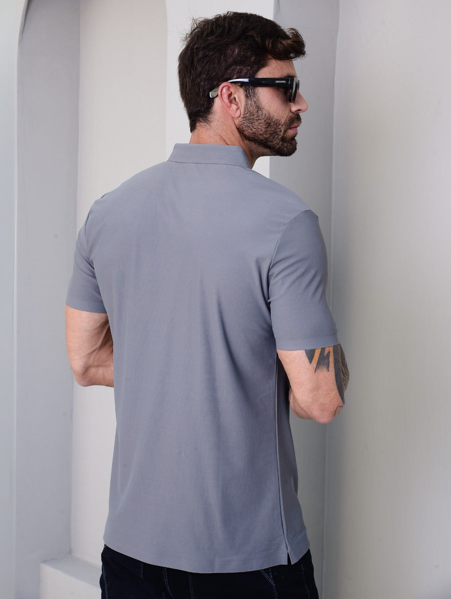 Camisa Polo Masculina Tecnológica Sem Costura