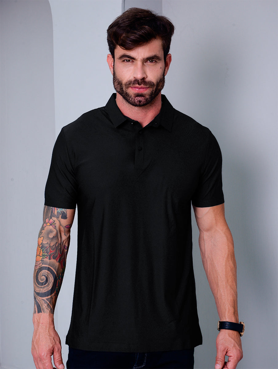 Camisa Polo Masculina Tecnológica Sem Costura