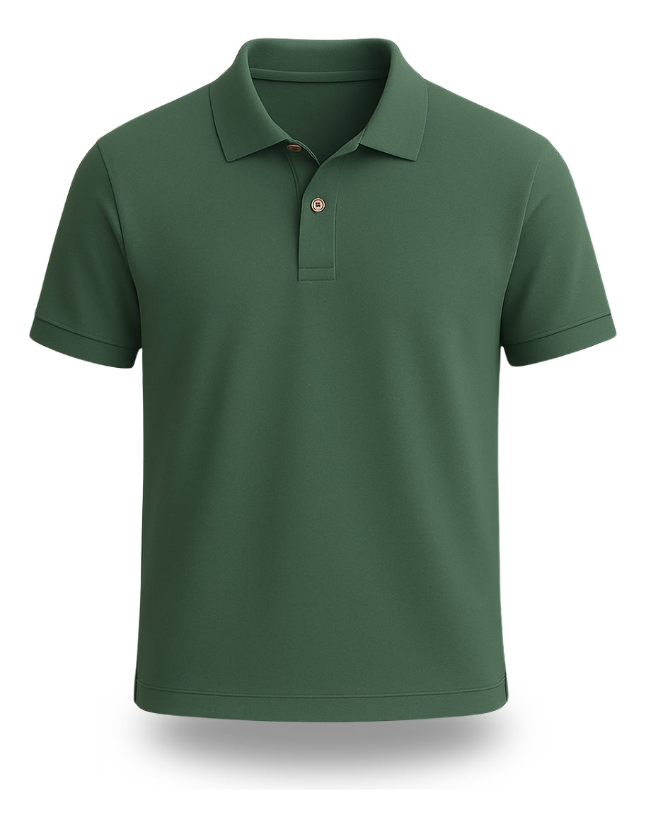 Camisa Masculina  Polo Estilo Piquet Malha Algodão Respirave