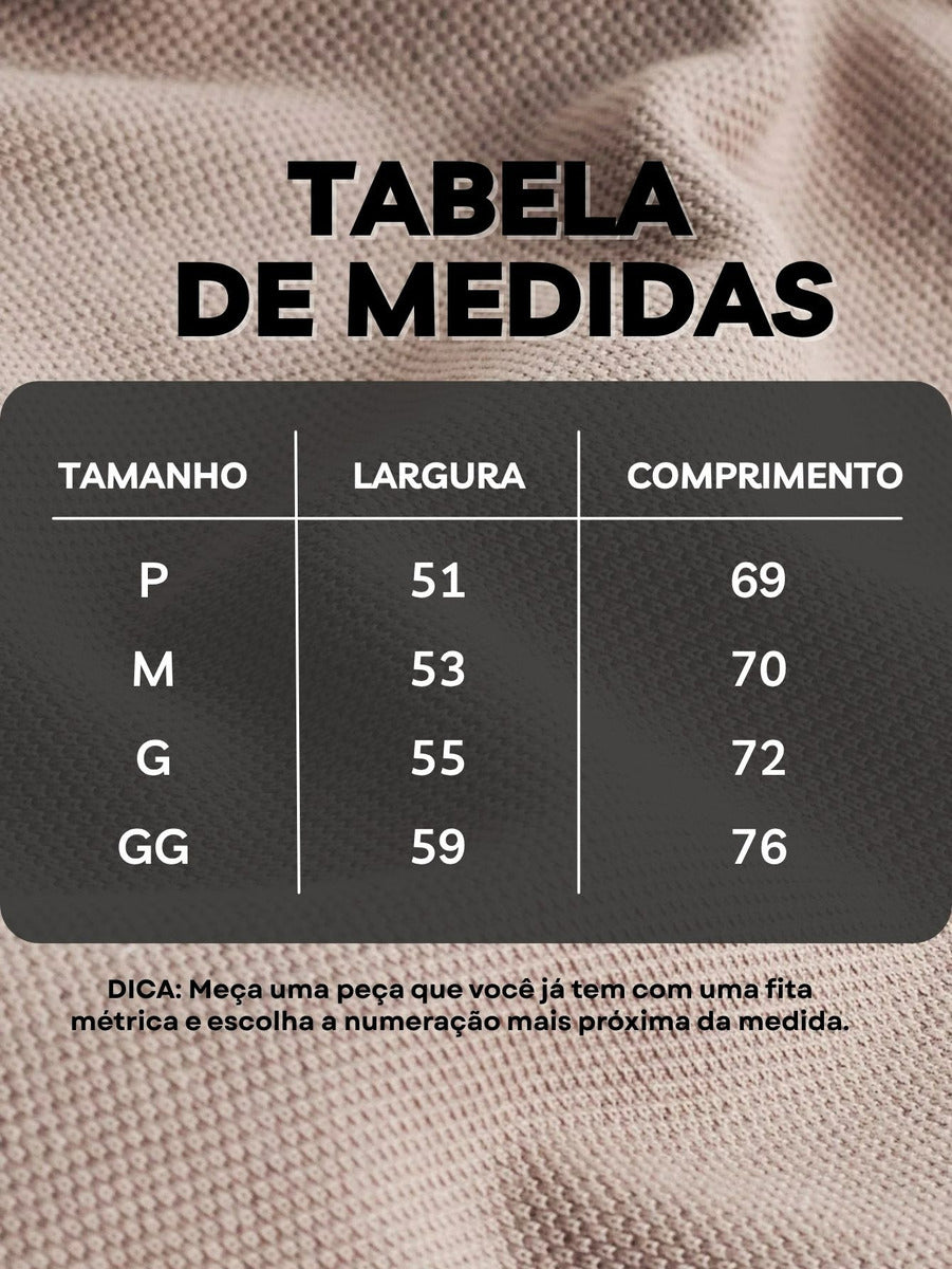 Camisa Masculina  Polo Estilo Piquet Malha Algodão Respirave