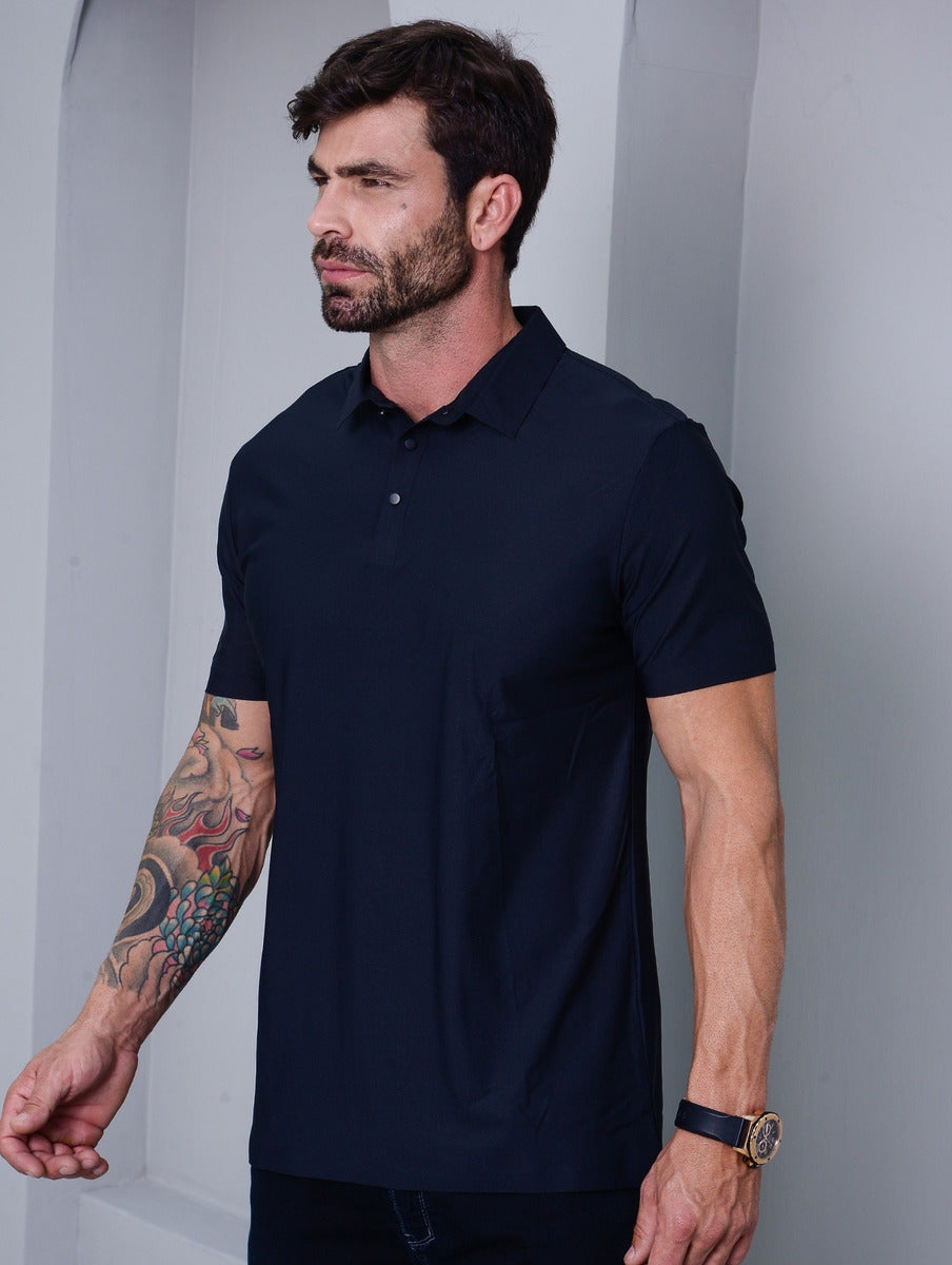 Camisa Polo Masculina Tecnológica Sem Costura