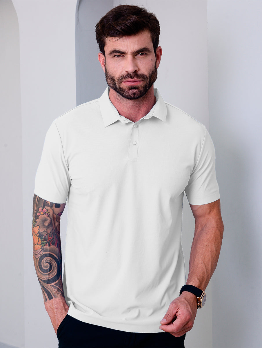 Camisa Polo Masculina Tecnológica Sem Costura